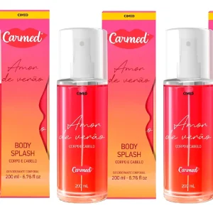 Kit 3 Carmed Body Splash Amor De Verão 200ml